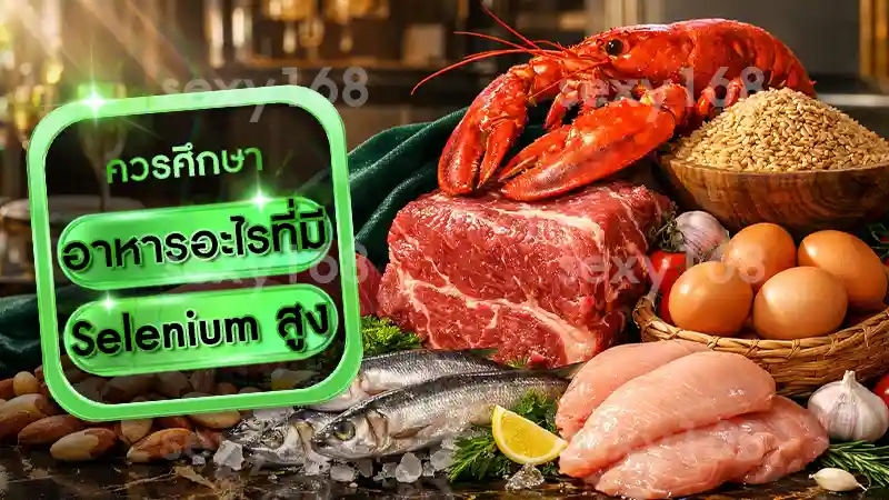 ควรศึกษา อาหารอะไรที่มี Selenium สูง