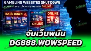 จับเว็บพนัน Dg888.wowspeed