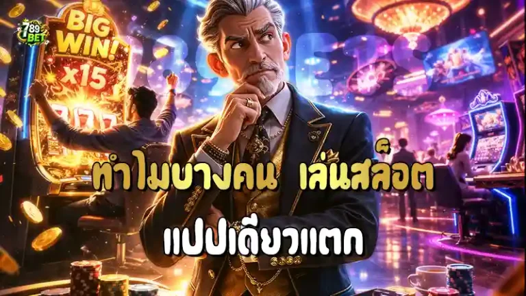 ทำไมบางคน เล่นสล็อต แปปเดียวแตก