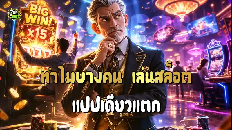 ทำไมบางคน เล่นสล็อต แปปเดียวแตก