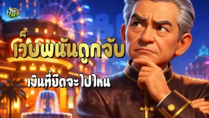 เว็บพนันถูกจับ เงินที่ยึดจะไปไหน