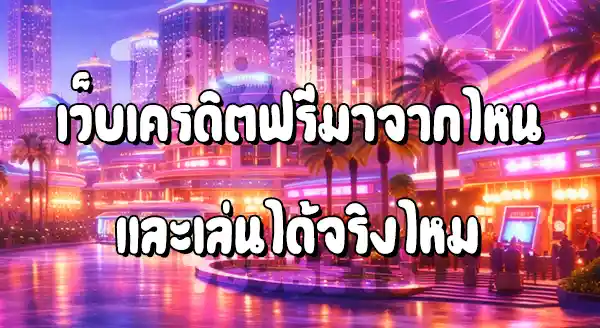 เว็บสล็อตเครดิตฟรี เล่นสล็อตได้ทุกค่ายไหม