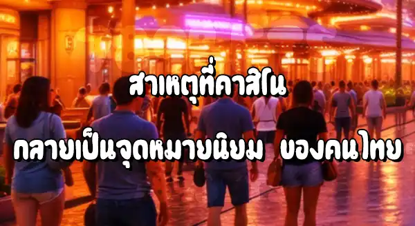 คาสิโนถูกกฎหมาย ที่คนไทยนิยมไปมากที่สุดคือ