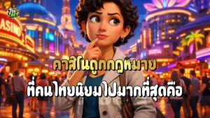 คาสิโนถูกกฎหมาย ที่คนไทยนิยมไปมากที่สุดคือ