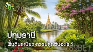 ปทุมธานี พื้นดินเหนียว ควรปลูกต้นอะไร