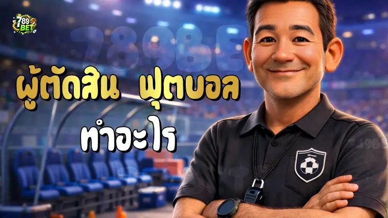 ผู้ตัดสิน ฟุตบอล ทำอะไร