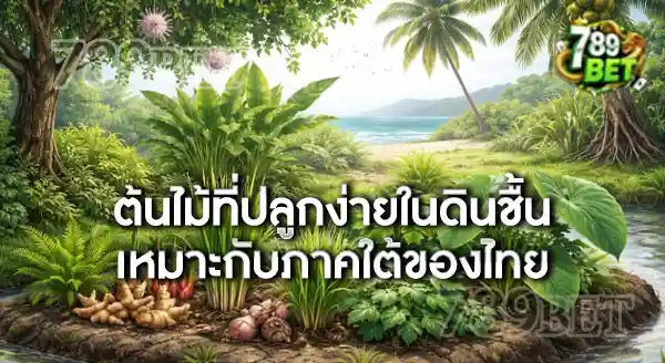 ภาคใต้ดินชื้น ปลูกต้นไม้ดูแลง่ายอะไรดี