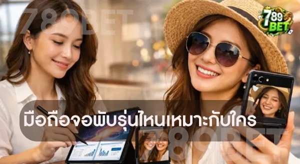 มือถือจอพับ รุ่นไหนน่าซื้อที่สุด