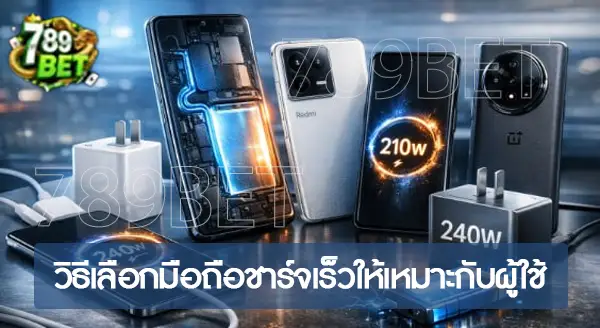 มือถือชาร์จไวที่สุดปี 2026 คือรุ่นไหน