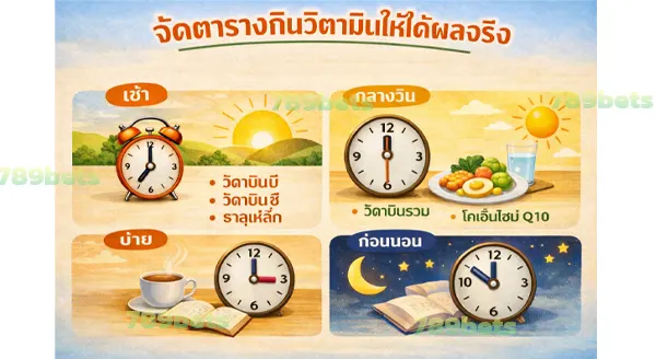 วิตามิน กินตอนไหน