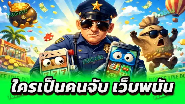 ใครเป็นคนจับ เว็บพนัน