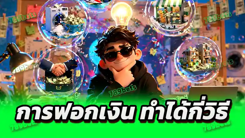 การฟอกเงิน ทำได้กี่วิธี