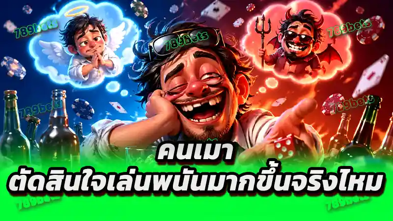 คนเมา ตัดสินใจเล่นพนันมากขึ้นจริงไหม