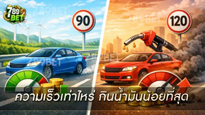 ความเร็วเท่าไหร่ กินน้ำมันน้อยที่สุด