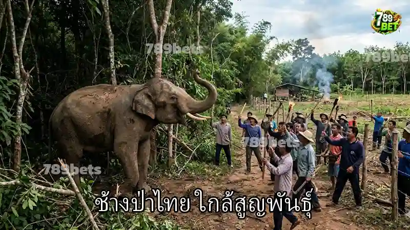 ช้างป่าไทย ใกล้สูญพันธุ์