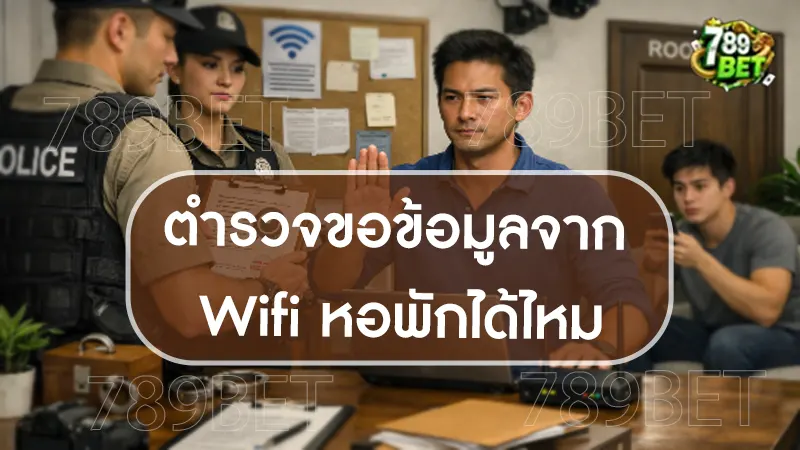 ตำรวจขอข้อมูลจาก Wifi หอพักได้ไหม