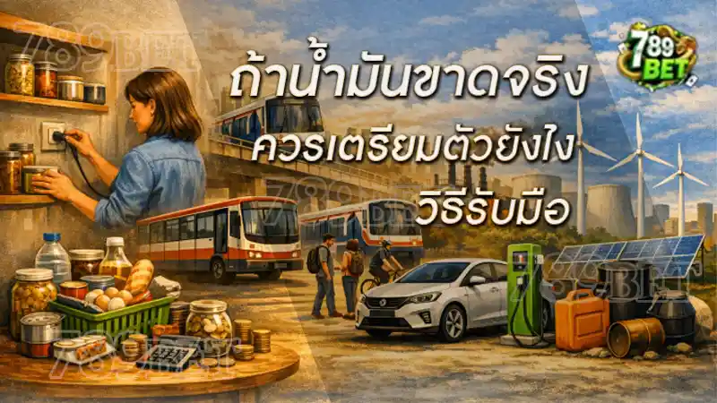 ถ้าน้ำมันขาดจริง ควรเตรียมตัวยังไง