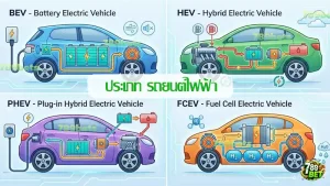 ประเภท รถยนต์ไฟฟ้า