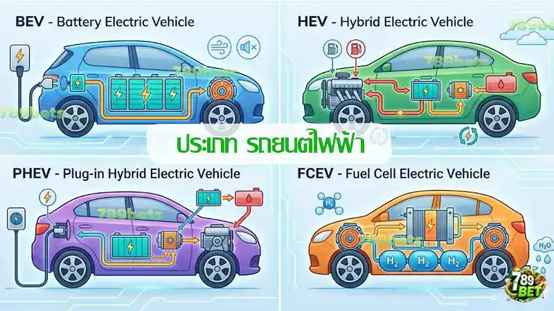 ประเภท รถยนต์ไฟฟ้า