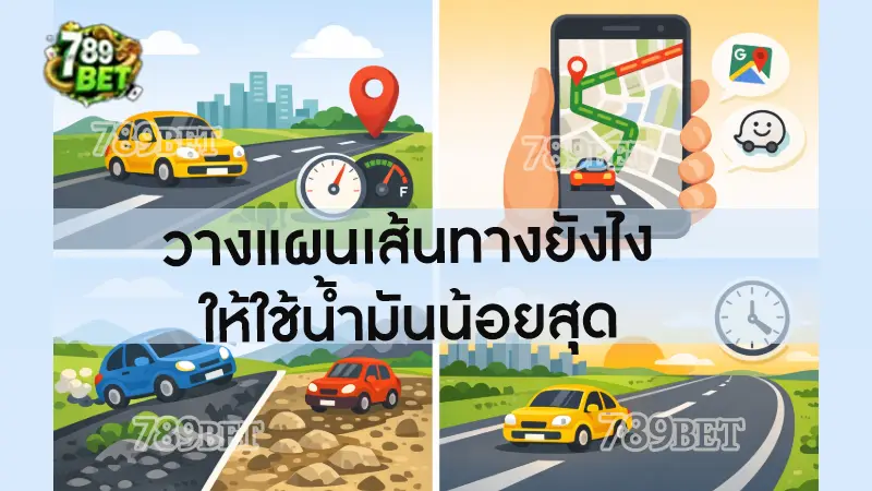 วางแผนเส้นทางยังไง ให้ใช้น้ำมันน้อยสุด