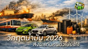 วิกฤตน้ำมัน 2026 ส่งผลกับคนทั่วไปยังไง