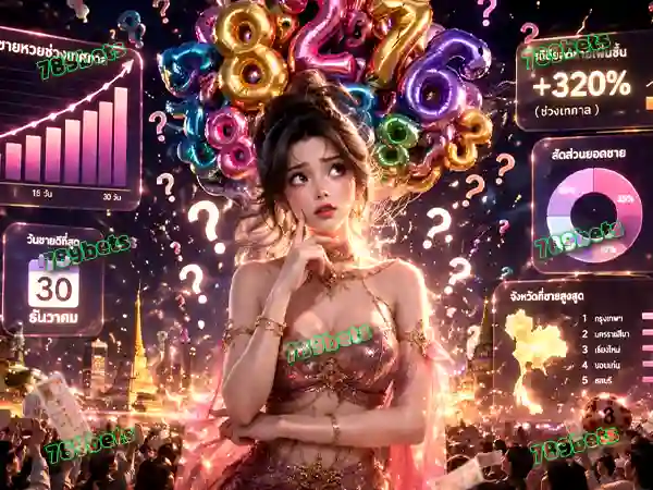 สถิติยอดขายหวย ช่วงเทศกาล