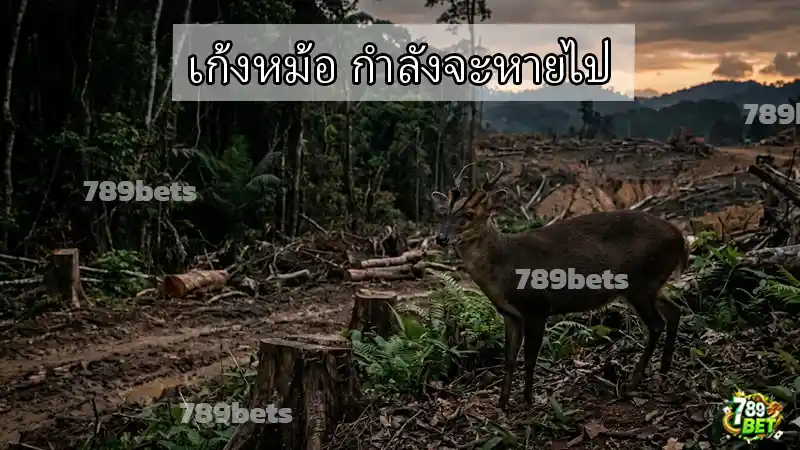 เก้งหม้อ กำลังจะหายไป