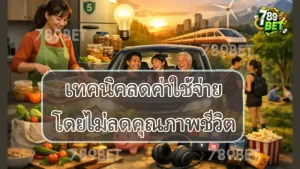 เทคนิคลดค่าใช้จ่าย โดยไม่ลดคุณภาพชีวิต