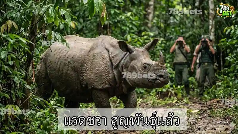 แรดชวา สูญพันธุ์แล้ว