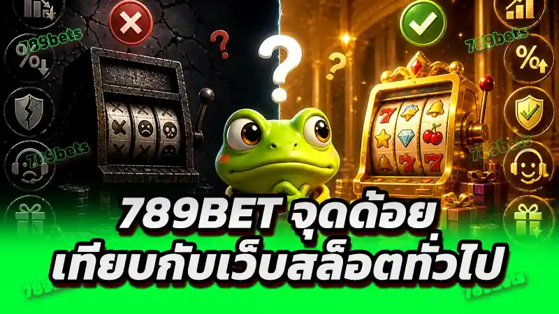 789bet จุดด้อย เทียบกับเว็บสล็อตทั่วไป