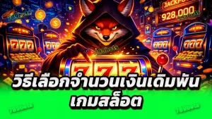 วิธีเลือกจำนวนเงินเดิมพัน เกมสล็อต