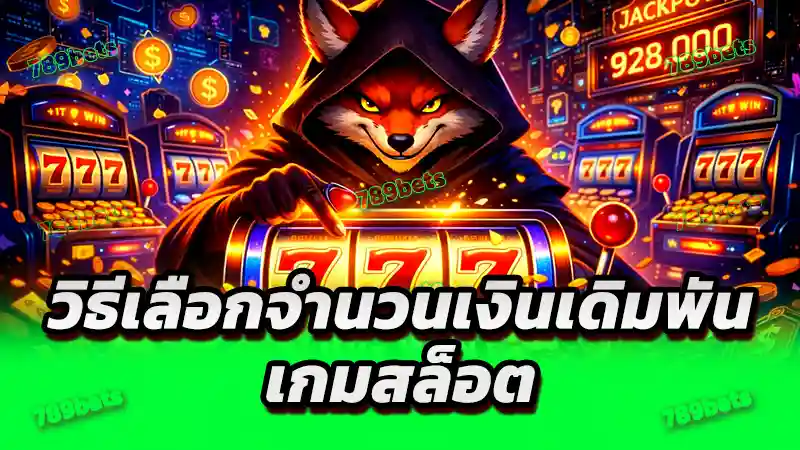 วิธีเลือกจำนวนเงินเดิมพัน เกมสล็อต เพื่อควบคุมความเสี่ยง